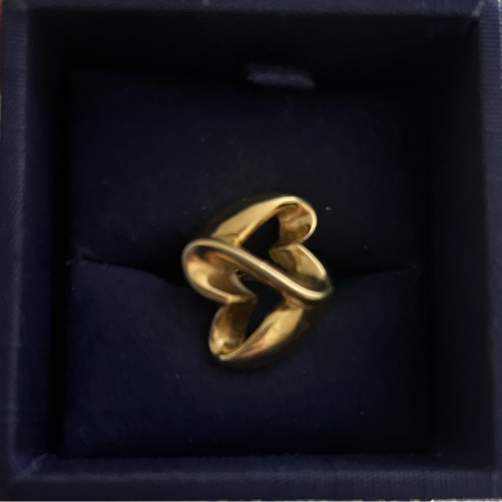 Sterling Silver Vintage Mexican Artisan Heart Ring